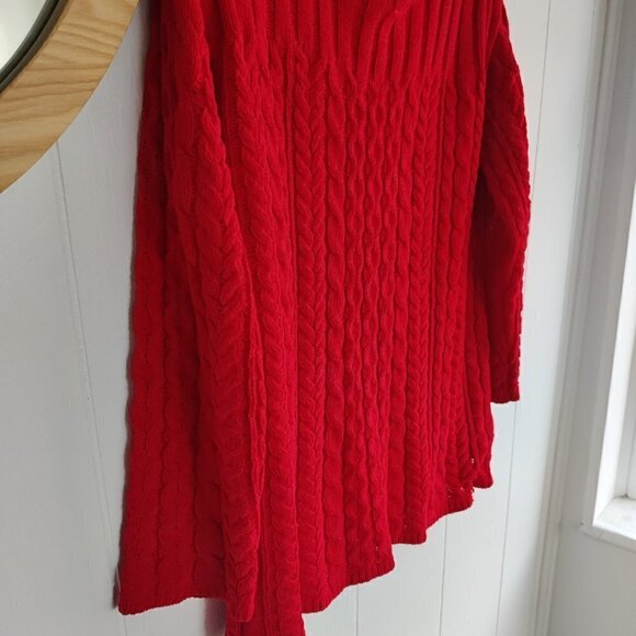 J Jill Sweater in Soft Cotton, this Cable Knit Sweater will keep the cold away! - Picture 7 of 8